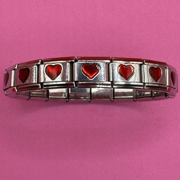 Jewelry - Red Heart Silver Bracelet